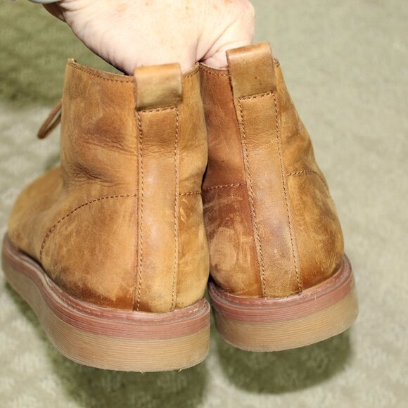 Clarks Collection Women's Sz 9.5 Classic Desert Boot Natural Tan Nubuck Leather - Picture 5 of 6